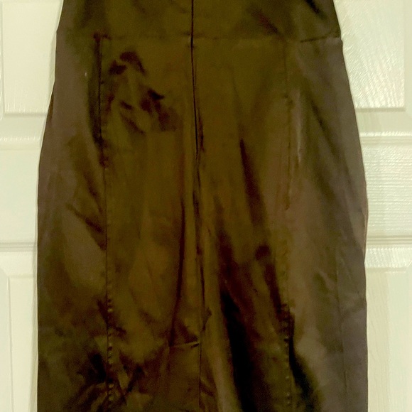 Le chateau brown pencil skirt size 3/4 - Picture 3 of 3